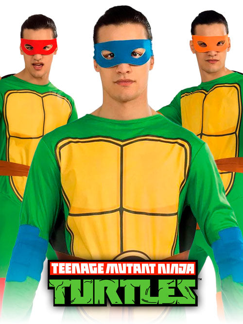 Teenage Mutant Ninja Turtles TMNT Michelangelo Hooded Adult Jumpsuit Costume
