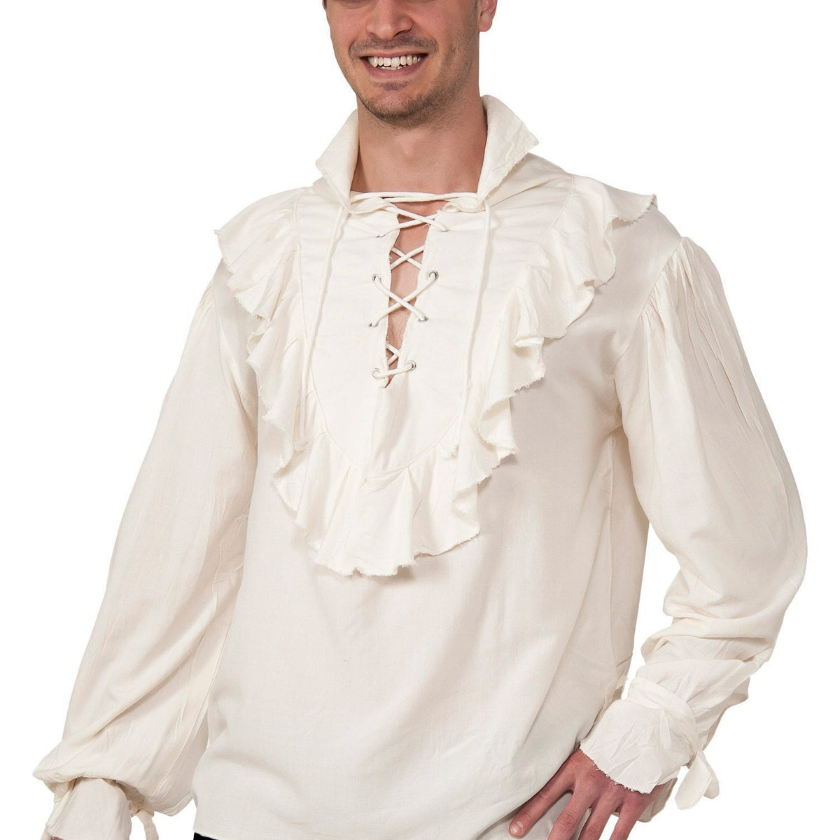 Fancy White Pirate Adult Shirt