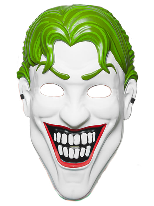 Men's DC Comics Ben Cooper The Joker T-Shirt and Half Mask - costumesupercenter.com