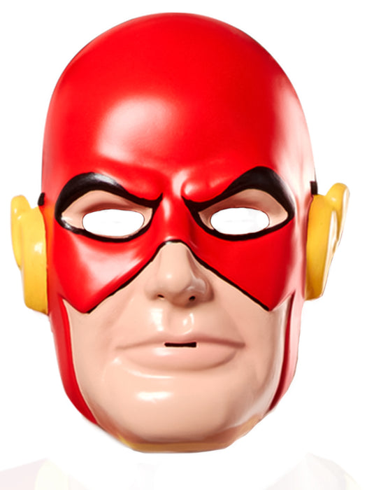 Men's DC Comics Ben Cooper Flash T-Shirt and Half Mask - costumesupercenter.com