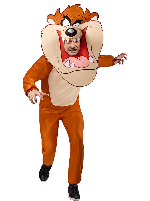 Adult Looney Tunes Tazmanian Devil Costume - costumesupercenter.com