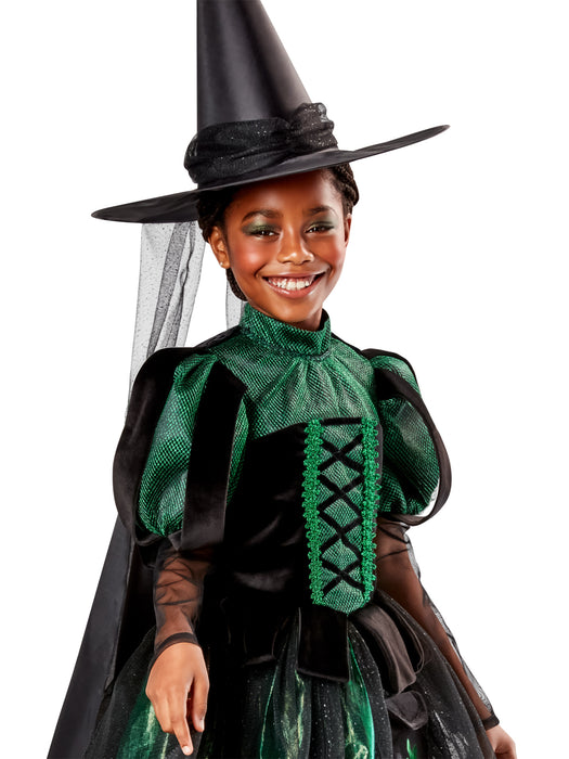 Girls' The Wizard of Oz Wicked Witch Costume - Deluxe - costumesupercenter.com