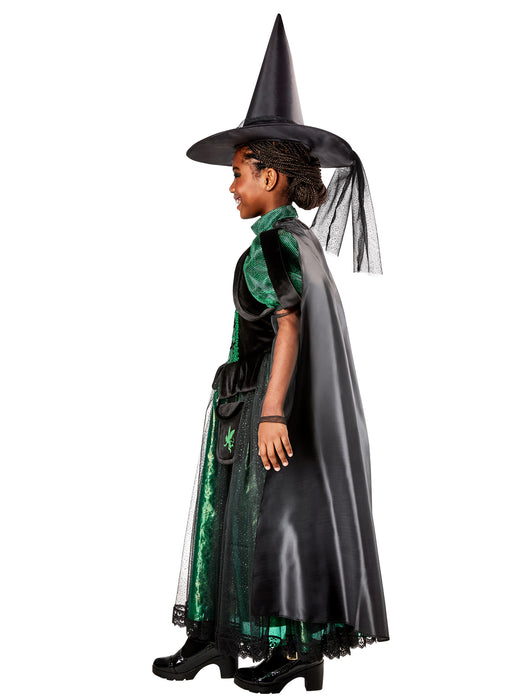 Girls' The Wizard of Oz Wicked Witch Costume - Deluxe - costumesupercenter.com