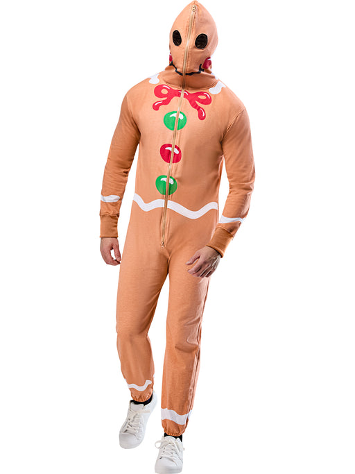 Adult Gingerbread Man Comfywear Costume - costumesupercenter.com