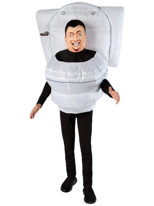 Boys' Skibidi Toilet Inflatable Hood - costumesupercenter.com