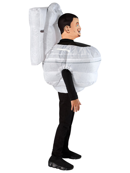 Boys' Skibidi Toilet Inflatable Hood - costumesupercenter.com