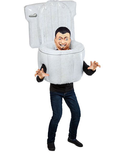 Boys' Skibidi Toilet Blow Up Costume with Mask - costumesupercenter.com