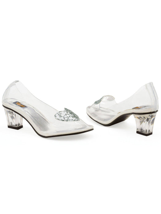 Cinderella Glass Slipper Heart Costume Shoes