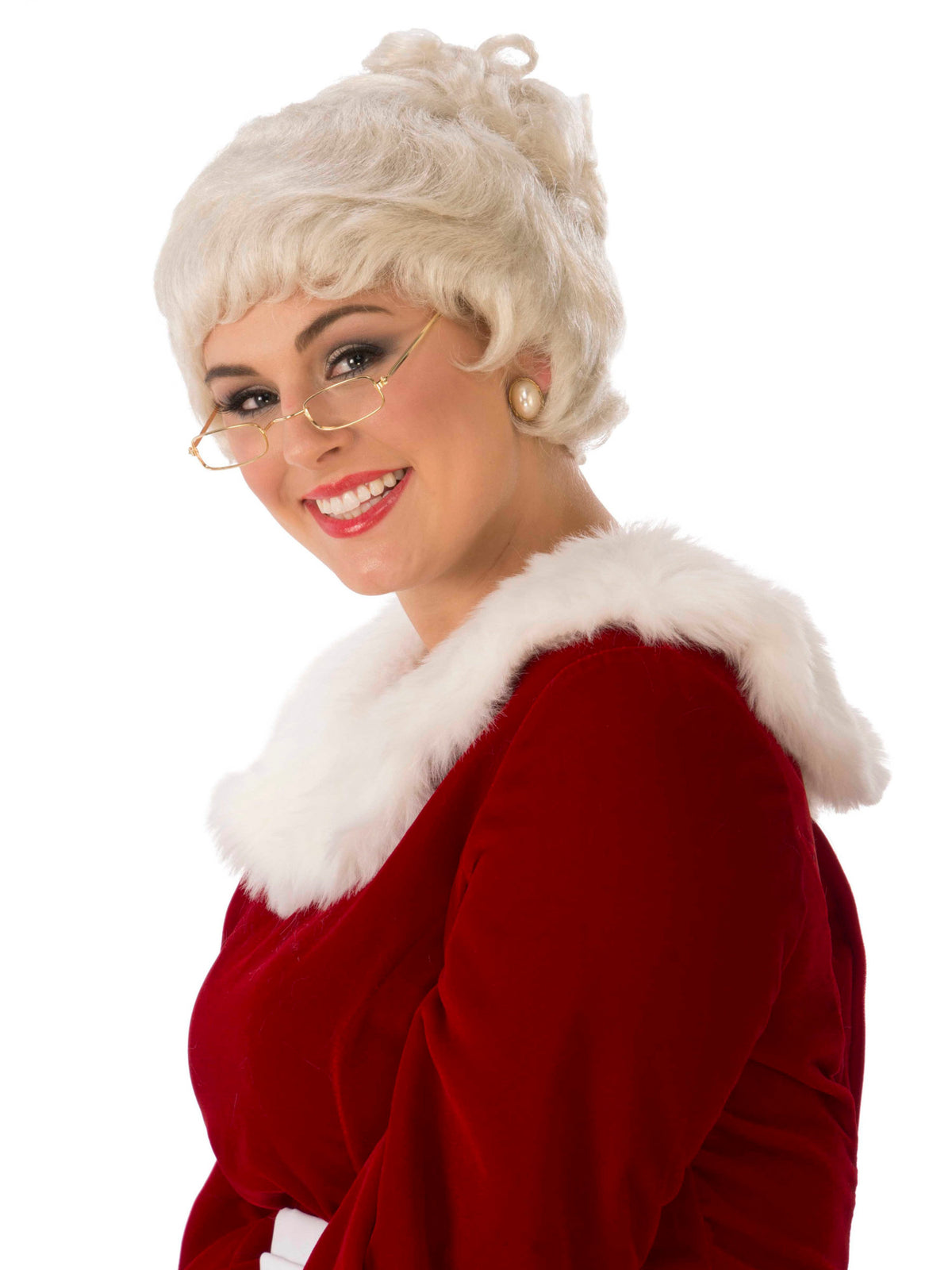 Deluxe Mrs Claus Adult Wig — Costume Super Center