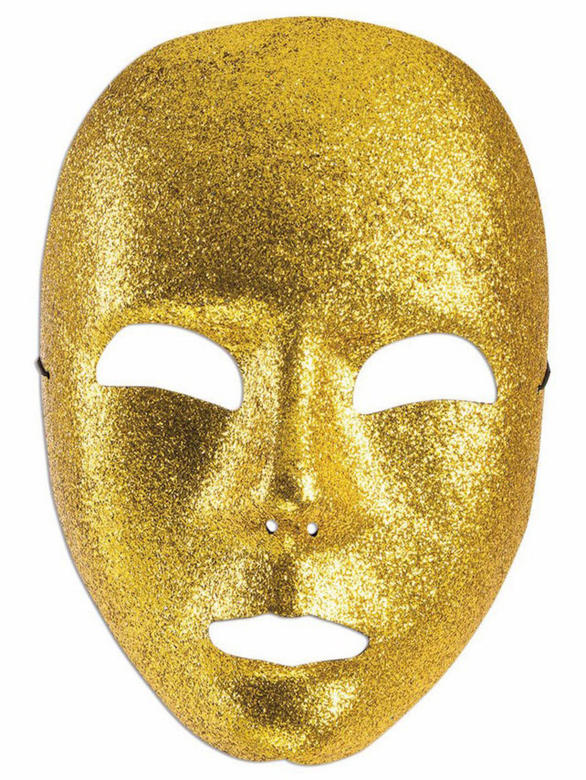 Gold Glitter Mask — Costume Super Center