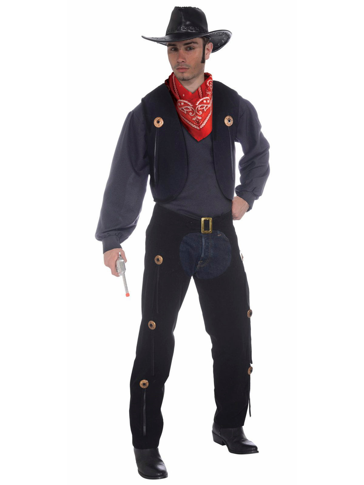 Vest and Chaps Set Costume - Adult Standard — Costume Super Center