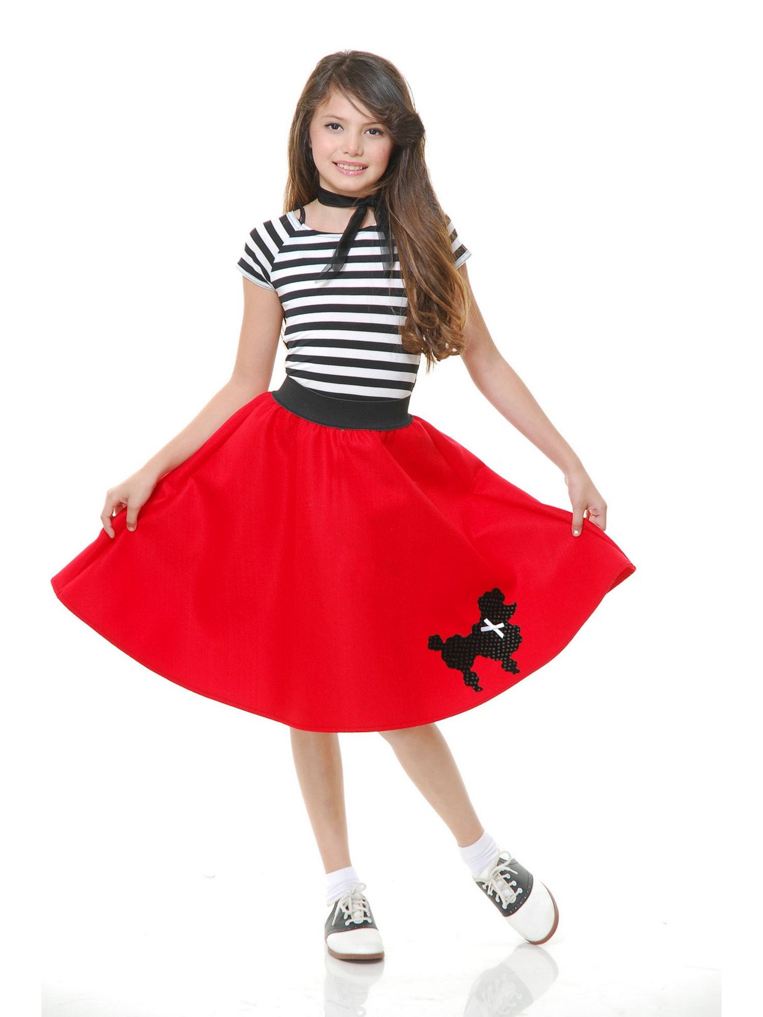 Girls poodle skirt on sale costume