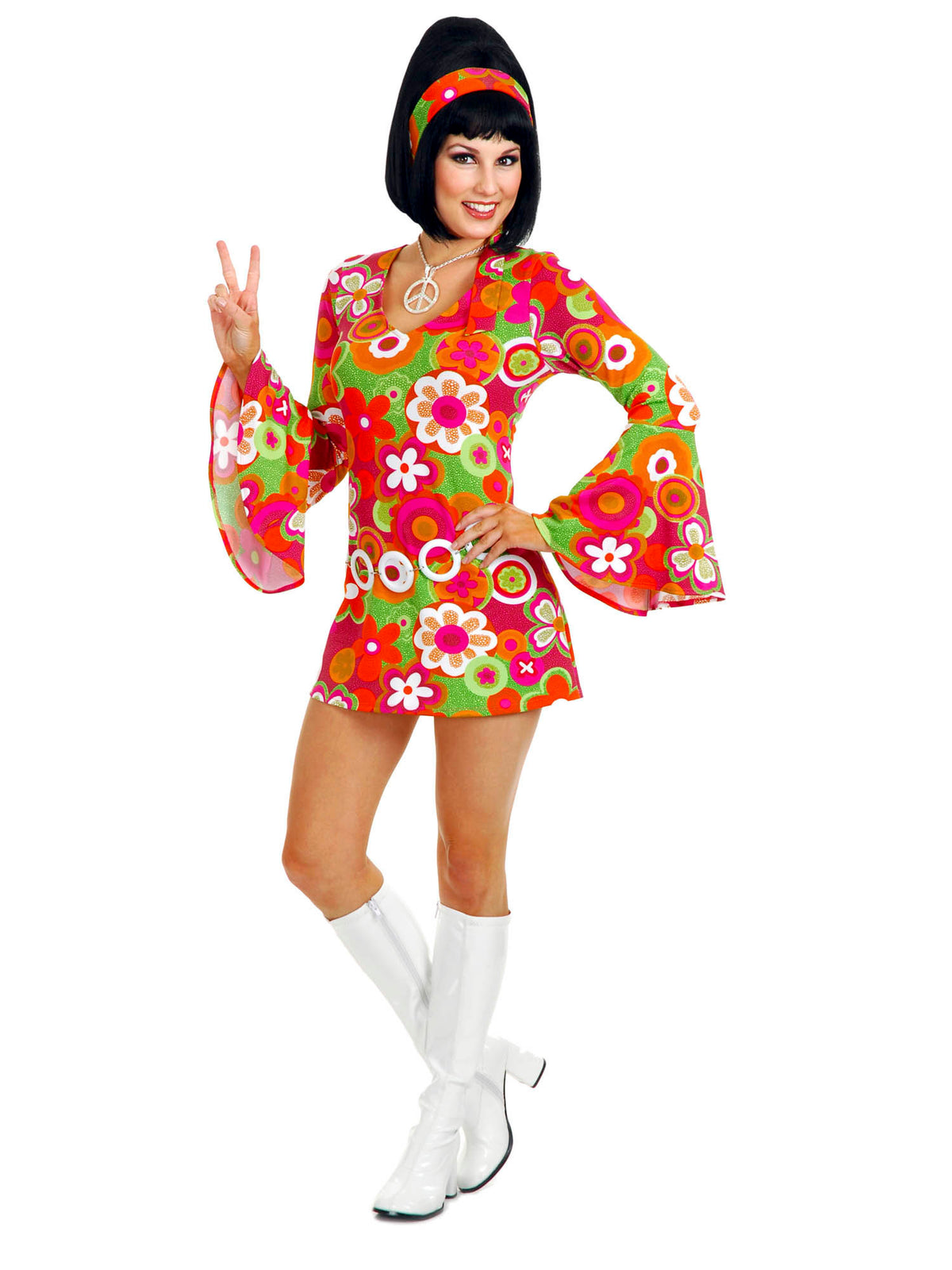 Groovy Flower Girl Costume — Costume Super Center