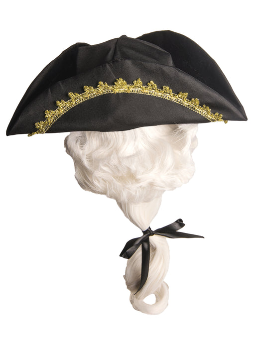 Colonial Hat with Wig Child - costumesupercenter.com