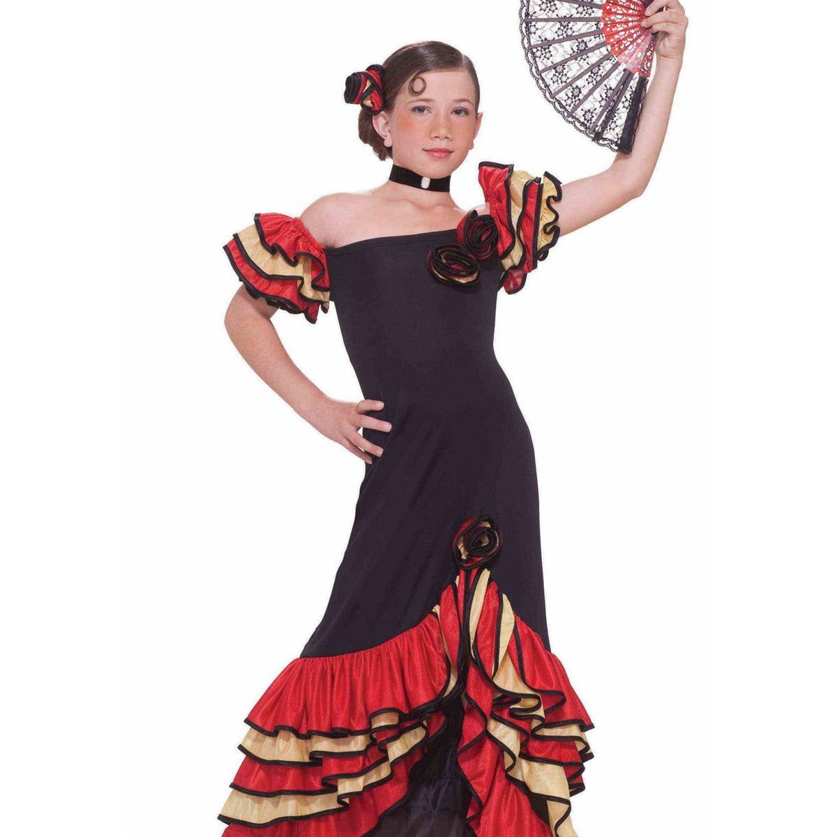 Girl's Spanish Flamenco Dress — Costume Super Center