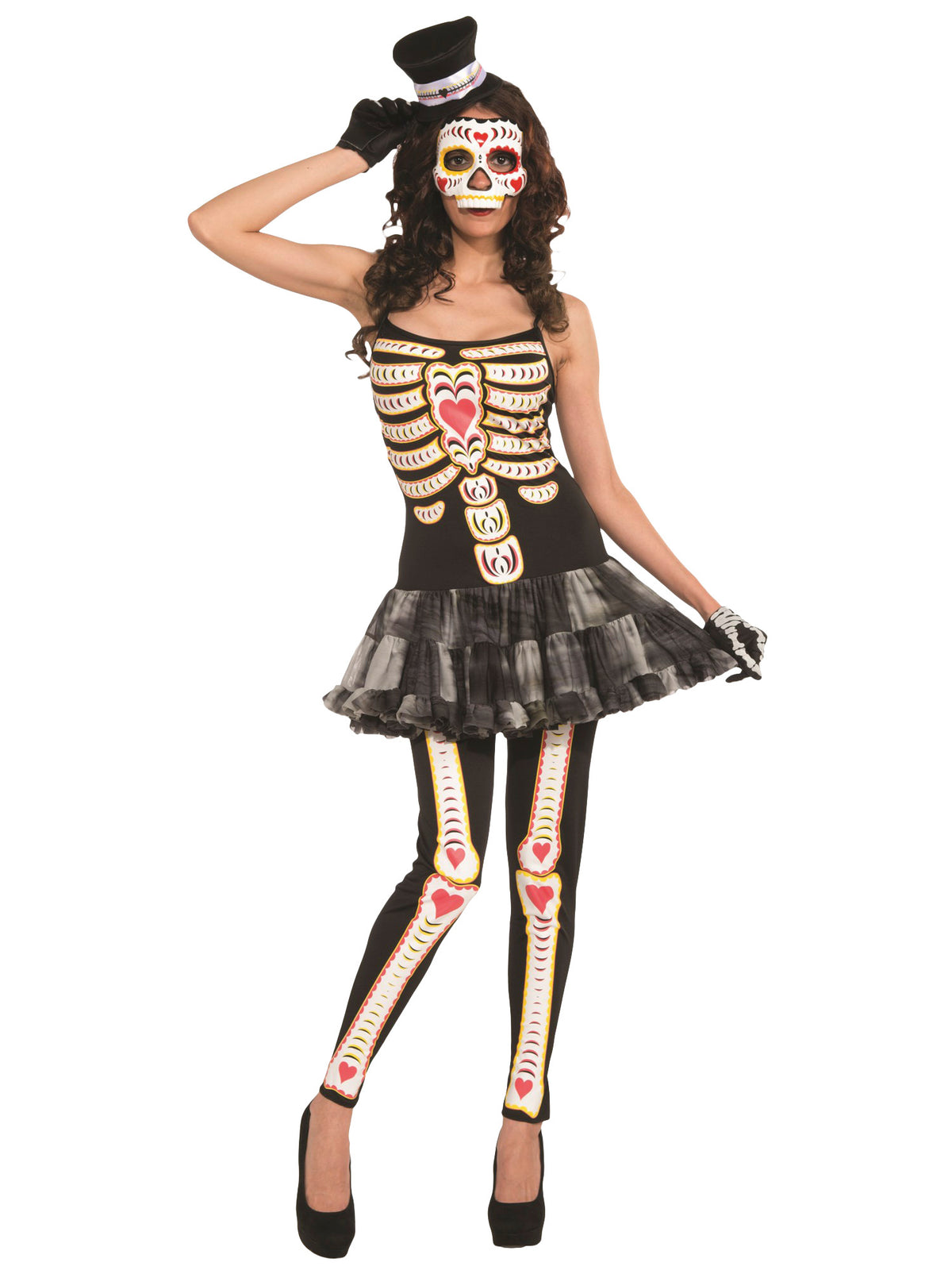 Womens Day Of The Dead Female Costume — Costume Super Center