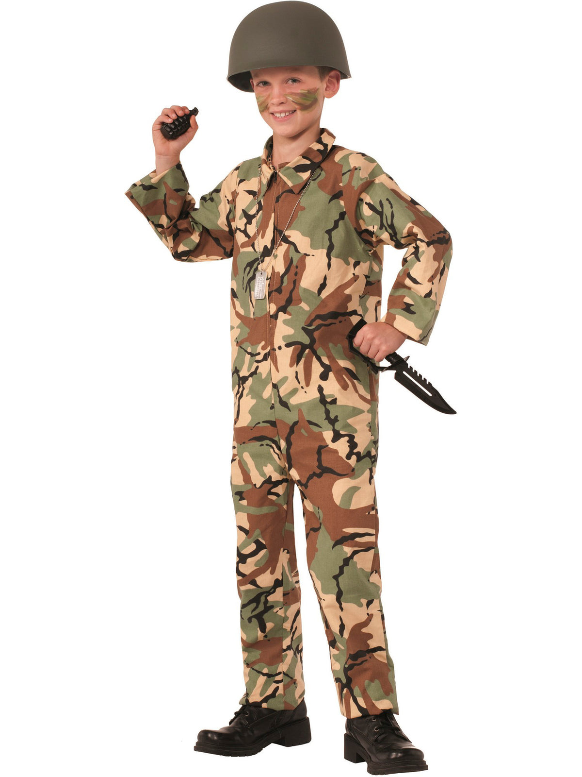 Boys Army Jumpsuit Costume — Costume Super Center