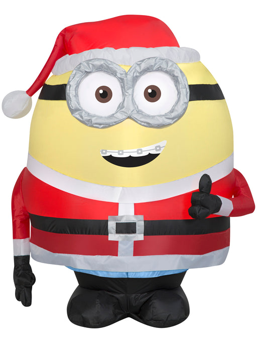 3 Foot Minions Otto Light Up Christmas Inflatable Lawn Decoration - costumesupercenter.com