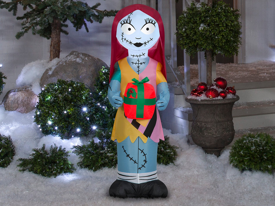 3.5 Foot The Nightmare Before Christmas Sally Light Up Inflatable Lawn Decoration - costumesupercenter.com