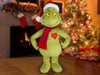 19.5-inch Dr. Seuss The Grinch Christmas Plush Light Up Front Door Greeter - costumesupercenter.com