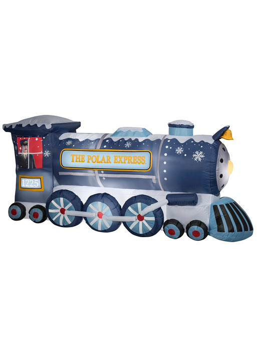 9 Foot The Polar Express Light Up Christmas Inflatable Lawn Decoration - costumesupercenter.com