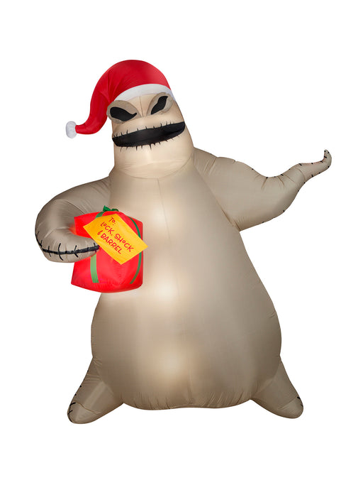 10.5 Foot The Nightmare Before Christmas Oogie Boogie Light Up Inflatable Lawn Decoration - costumesupercenter.com