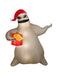 10.5 Foot The Nightmare Before Christmas Oogie Boogie Light Up Inflatable Lawn Decoration - costumesupercenter.com