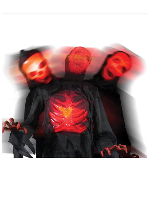 Lifesize Red Demon Animated Decoration - costumesupercenter.com