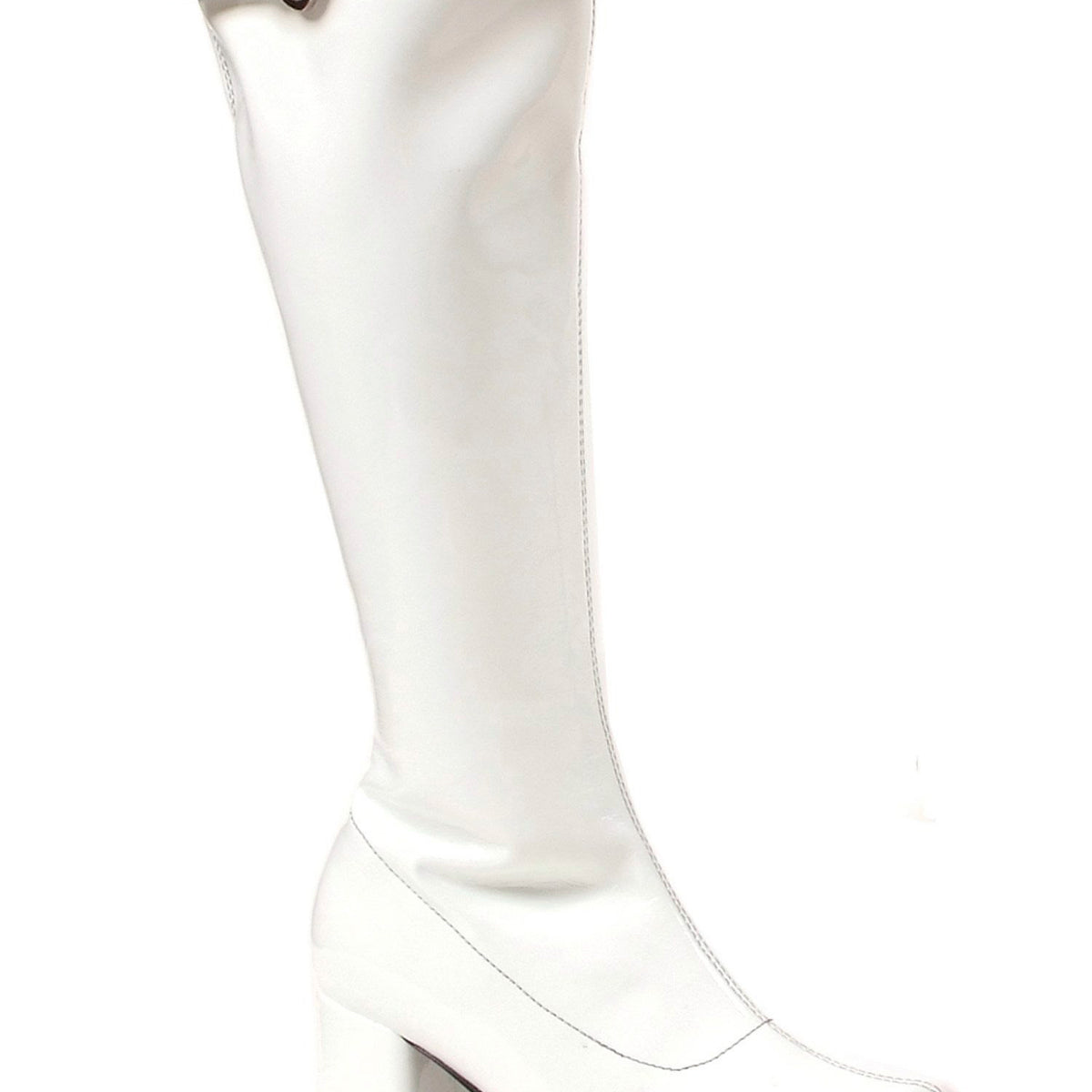 Wide width white gogo 2025 boots