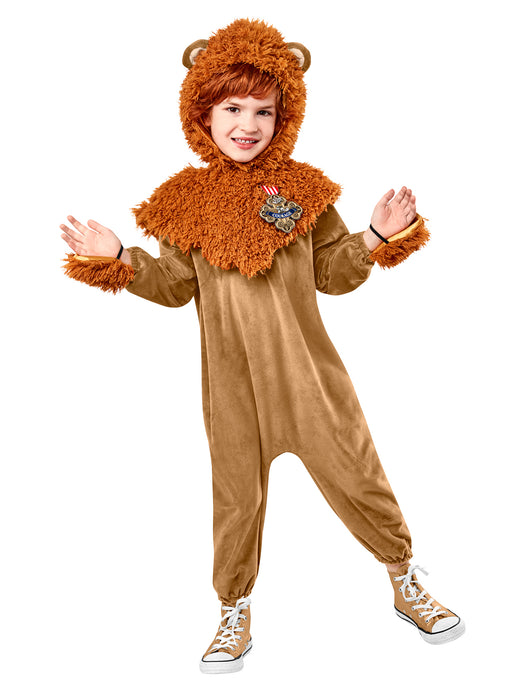 Kids' Wizard Of Oz Cowardly Lion Costume - Deluxe - costumesupercenter.com