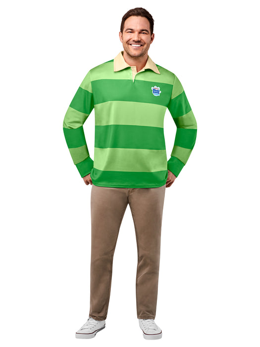 Men's Blue's Clues Steve Top - costumesupercenter.com