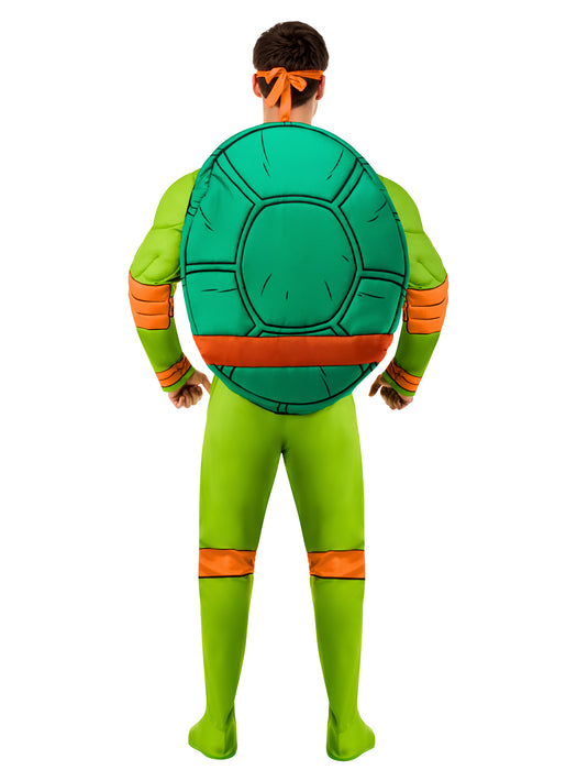 Men's Teenage Mutant Ninja Turtles Michelangelo Costume - Deluxe - costumesupercenter.com