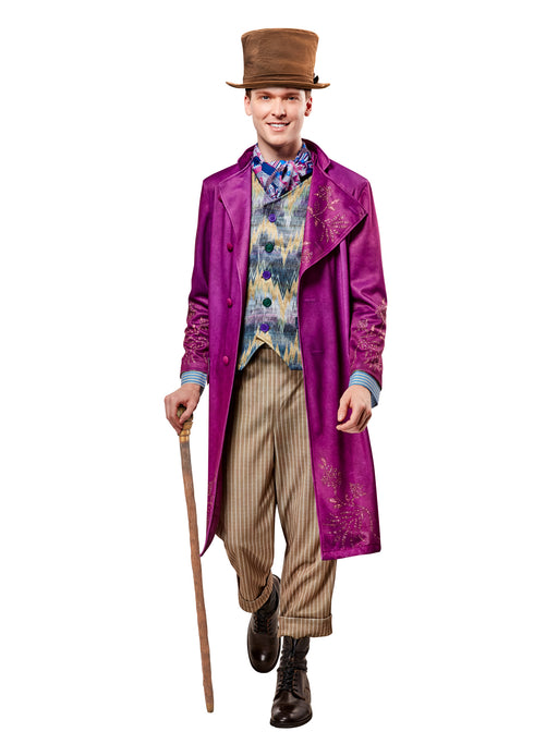 Men's Wonka Movie Willy Wonka Costume - Deluxe - costumesupercenter.com