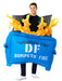 Adult Dumpster Fire Inflatable Costume - costumesupercenter.com