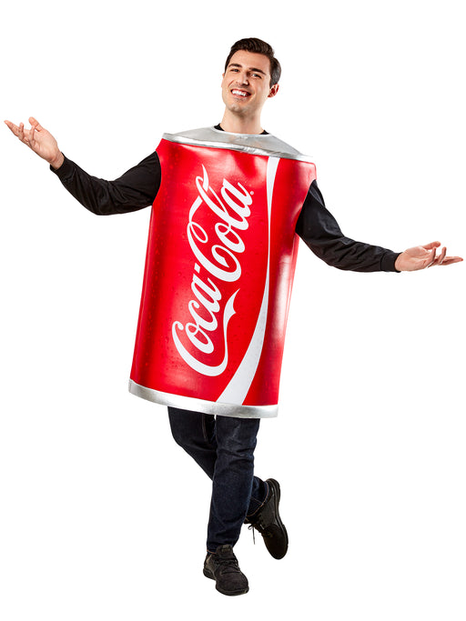 Adult Can of Coca Cola Costume - costumesupercenter.com