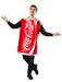 Adult Can of Coca Cola Costume - costumesupercenter.com