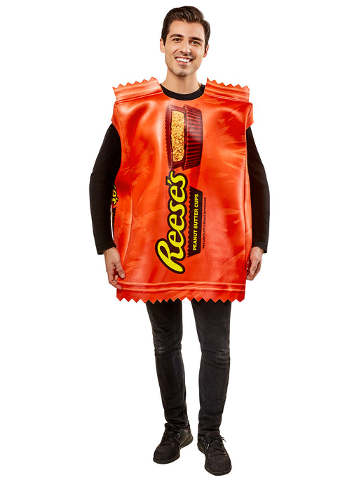 Adult Hersey's Reese's Peanut Butter Cup Costume - costumesupercenter.com