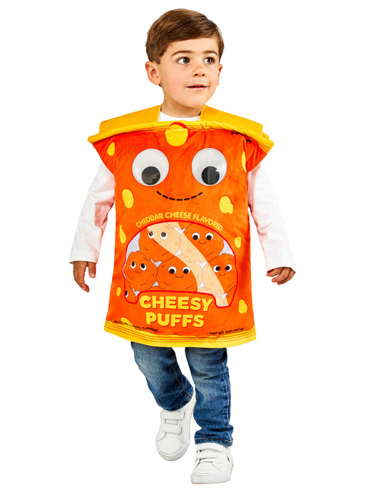 Yummy World Cheesy Puffs Costume for Toddlers by Kidrobot - costumesupercenter.com