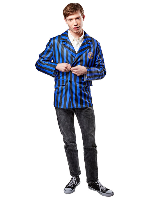 Men's Wednesday Nevermore Academy Uniform Jacket - costumesupercenter.com