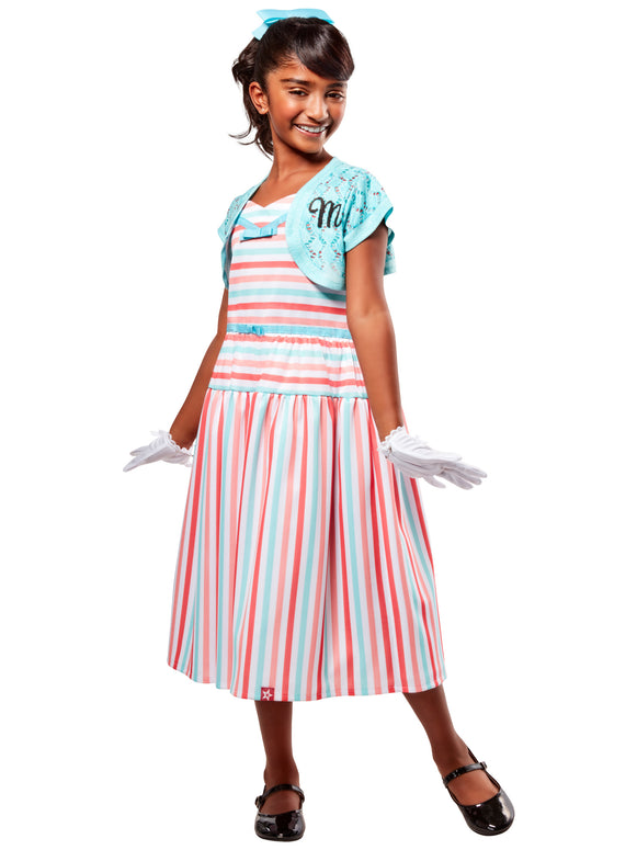 Girls American Girl Maryellen Larkin Dress with Shrug Costume Set