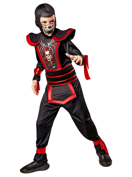 Boys' Glow in the Dark Ninja Warrior Costume - costumesupercenter.com