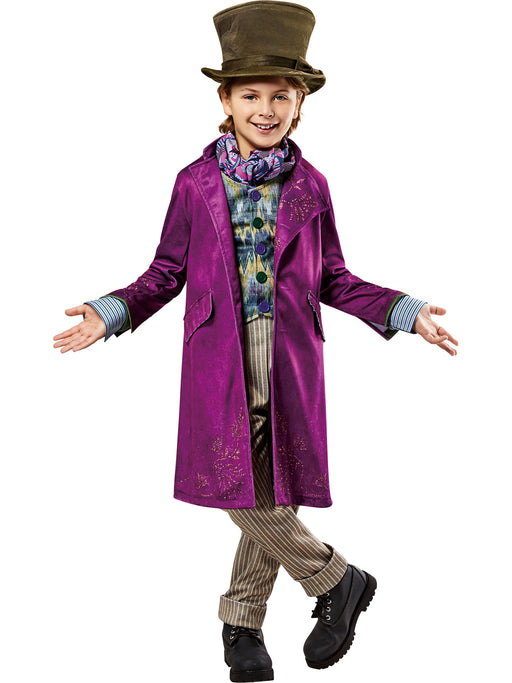 Boys' Wonka Movie Willy Wonka Costume - costumesupercenter.com