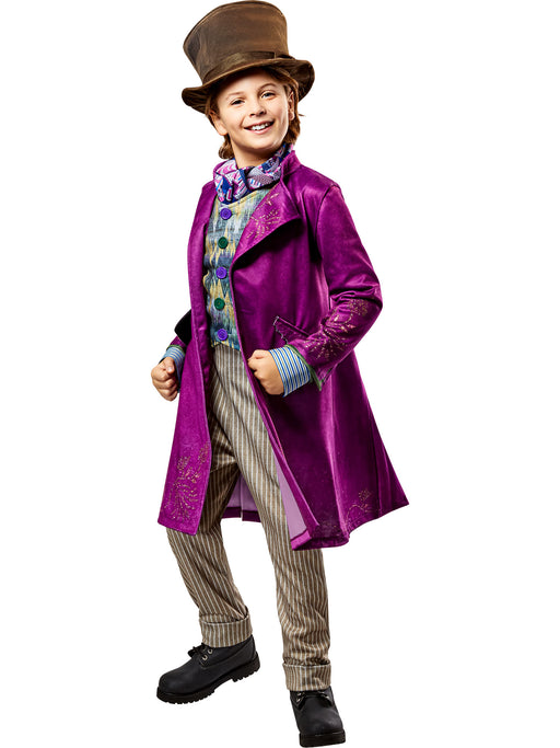 Boys' Wonka Movie Willy Wonka Costume - costumesupercenter.com