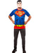 Men's DC Comics Ben Cooper Superman T-Shirt and Half Mask - costumesupercenter.com