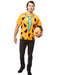 Men's The Flintstones Ben Cooper Fred Flintstone T-Shirt and Half Mask - costumesupercenter.com