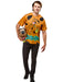 Men's Ben Cooper Scooby Doo T-Shirt and Half Mask - costumesupercenter.com