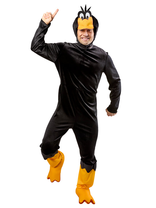 Adult Looney Tunes Daffy Duck Costume - costumesupercenter.com