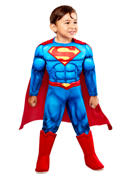 Superman Man of Steel Costume for Toddlers - costumesupercenter.com