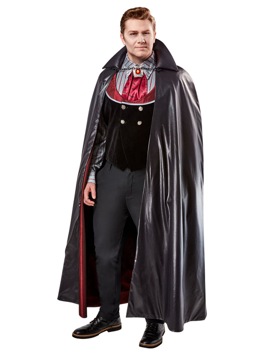 Men's Big and Tall Vintage Vampire Costume - costumesupercenter.com