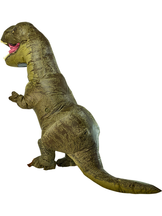 Adult Big and Tall Jurassic World T-Rex Inflatable Costume - costumesupercenter.com